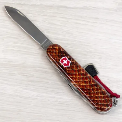 Складаний ніж Victorinox SPARTAN DESIGN Принт Шкіра кобри 1.3603.R2210pk - 7 - Robinzon.ua