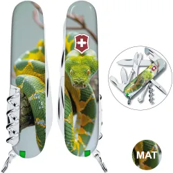 Складаний ніж Victorinox CLIMBER ZODIAC Зелена змія 1.3703.7.Z4270pk - Robinzon.ua