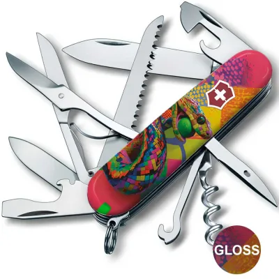 Складаний ніж Victorinox HUNTSMAN ZODIAC Змія-тенісист 1.3713.Z4300pk - 1 - Robinzon.ua