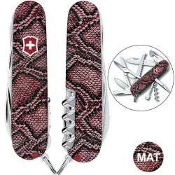 Складаний ніж Victorinox HUNTSMAN DESIGN Принт Шкіра пітона 1.3713.R2200pk - Robinzon.ua