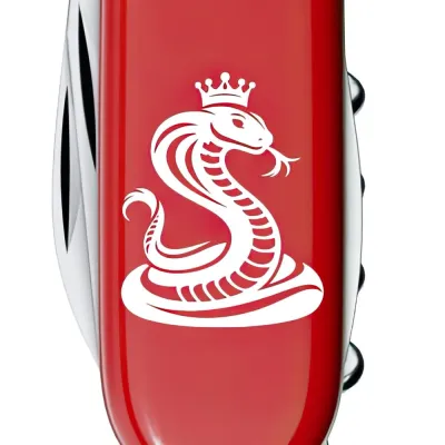 Складаний ніж Victorinox SPARTAN ZODIAC Кобра з короною 1.3603.Z4330u - 1 - Robinzon.ua