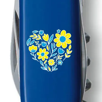Складаний ніж Victorinox SPARTAN UKRAINE Квіткове серце 1.3603.2_T1246u - 2 - Robinzon.ua