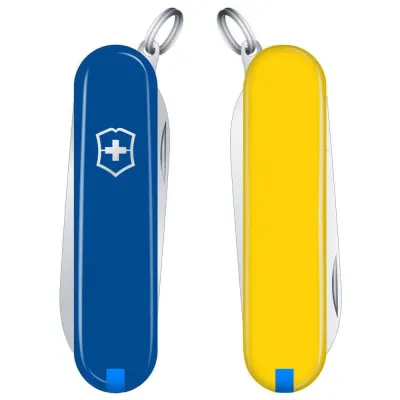 Складной нож Victorinox ESCORT UKRAINE сине-желтый 0.6123.2.8 - 5 - Robinzon.ua