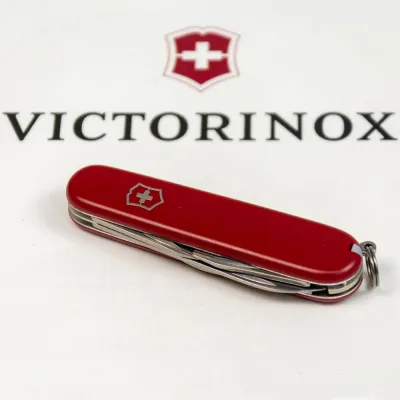 Складаний ніж Victorinox SPARTAN MAT червоний матовий лак 1.3603.M0007p - 4 - Robinzon.ua