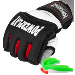 Рукавиці для MMA PowerPlay 3075 Чорні-Білі L - Robinzon.ua