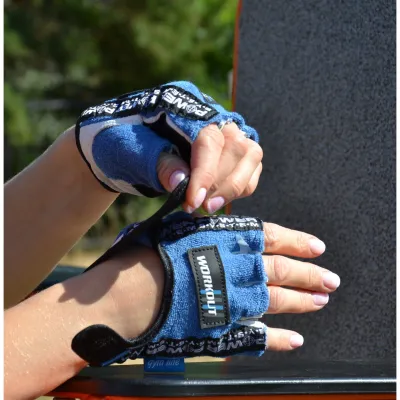 Рукавички для фітнесу та важкої атлетики Power System Workout PS-2200 Blue S - 5 - Robinzon.ua