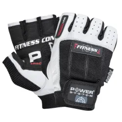 Перчатки для фитнеса и тяжелой атлетики Power System Fitness PS-2300 Black/White XS - Robinzon.ua