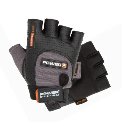 Рукавички для фітнесу і важкої атлетики Power System Power Plus PS-2500 Black/Grey XS - 1 - Robinzon.ua