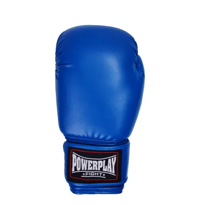 Боксерські рукавиці PowerPlay 3004 Сині 12 унцій - 1 - Robinzon.ua