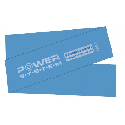 Стрічка-еспандер Power System PS-4121 Flat Stretch Band Level 1 Blue - 3 - Robinzon.ua