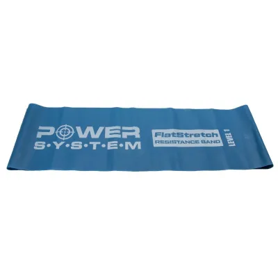 Стрічка-еспандер Power System PS-4121 Flat Stretch Band Level 1 Blue - 4 - Robinzon.ua