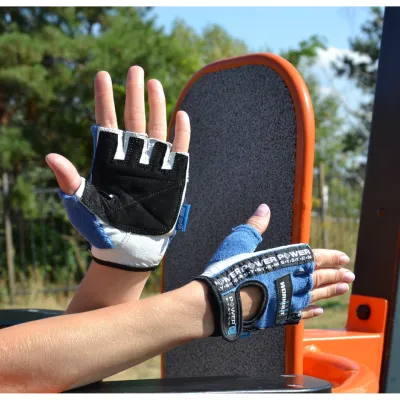 Рукавички для фітнесу і важкої атлетики Power System Workout PS-2200 L Blue - 3 - Robinzon.ua