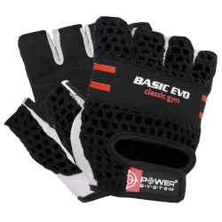 Рукавички для фітнесу і важкої атлетики Power System Basic EVO PS-2100 Black Red Line S - Robinzon.ua
