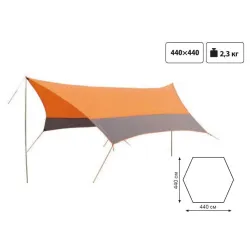Тент з стійкими Tramp Lite Tent orangе TLT-011 - Robinzon.ua