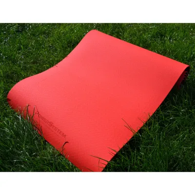 Килимок для фітнесу і йоги Power System Yoga Mat Premium PS-4060 Red - 6 - Robinzon.ua