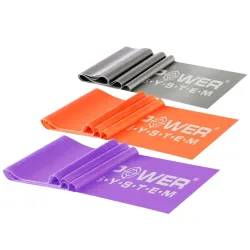 Набір стрічок (комплект 3шт) еспандер Power System PS-4007 Resistance Band Set - Robinzon.ua