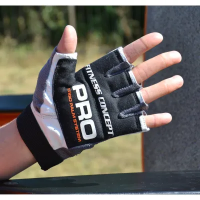 Перчатки для фитнеса и тяжелой атлетики PowerSystem PS-2300 Fitness Grey/White S - 5 - Robinzon.ua