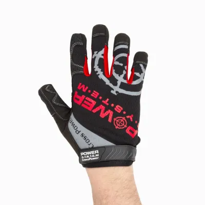 Рукавички для кросфіту з довгим пальцем Power System PS-2860 Cross Power Black/Red XL - 3 - Robinzon.ua