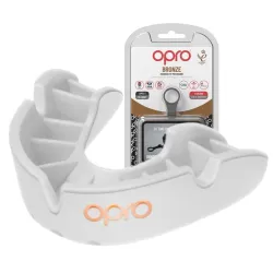 Капа боксерська OPRO Junior Bronze White (art.002185006) - Robinzon.ua