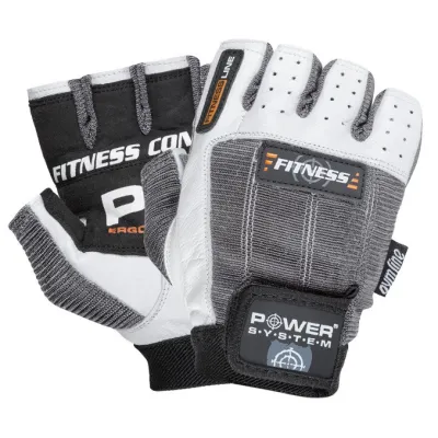 Рукавички для фітнесу та важкої атлетики Power System PS-2300 Fitness Grey/White M - Robinzon.ua