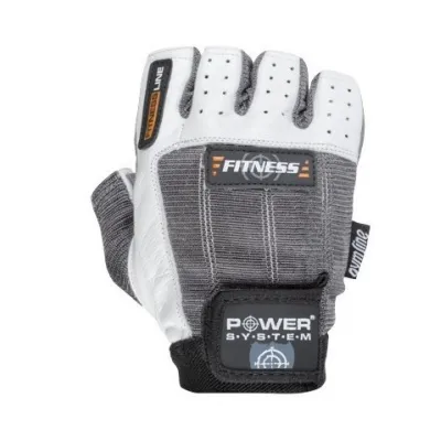 Рукавички для фітнесу та важкої атлетики Power System PS-2300 Fitness Grey/White M - 1 - Robinzon.ua