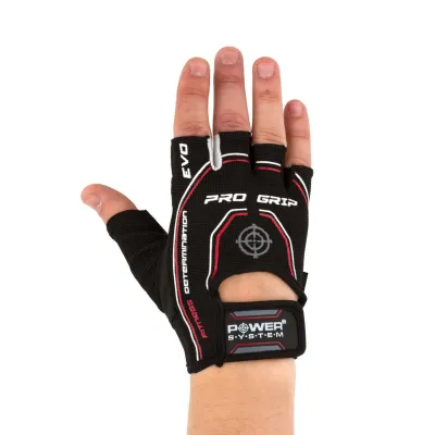 Рукавички для фітнесу і важкої атлетики Power System PS-2260 Pro Grip EVO Black S - 1 - Robinzon.ua