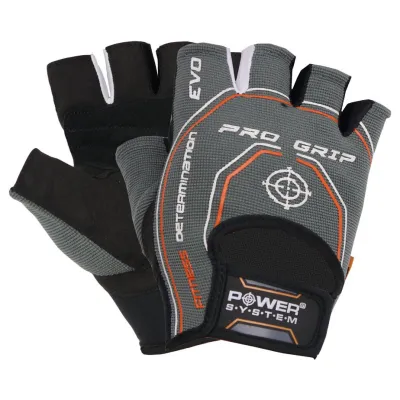 Рукавички для фітнесу і важкої атлетики Power System PS-2260 Pro Grip EVO Grey S - Robinzon.ua