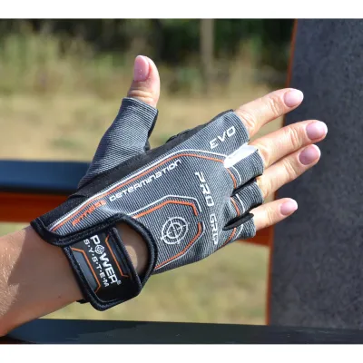 Рукавички для фітнесу і важкої атлетики Power System PS-2260 Pro Grip EVO Grey S - 4 - Robinzon.ua