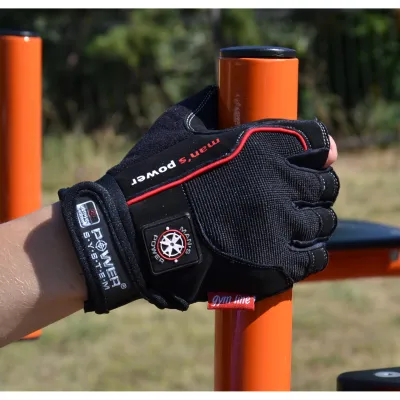 Рукавички для фітнесу та важкої атлетики Power System PS-2580 Man’s Power Black M - 6 - Robinzon.ua