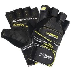 Рукавиці для фітнесу та важкої атлетики Power System PS-2810 Ultimate Motivation Black/Yellow Line XL - Robinzon.ua