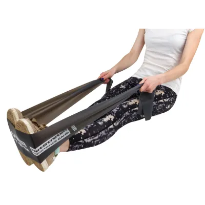 Стрічка-еспандер для спорту та реабілітації Power System PS-4123 Flat Stretch Band Level 3 Black (12-15кг.) - 5 - Robinzon.ua