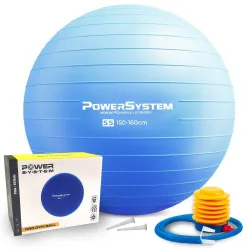 М'яч для фітнесу (фітбол) Power System PS-4011 &Oslash;55 cm PRO Gymball Blue - Robinzon.ua