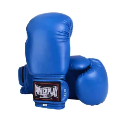 Боксерські рукавиці PowerPlay 3004 Classic Сині 14 унцій - Robinzon.ua