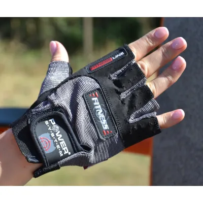 Рукавички для фітнесу та важкої атлетики Power System PS-2300 Fitness Grey/Black XS - 1 - Robinzon.ua
