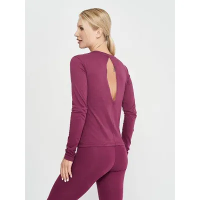 Жіночий лонгслів Joma ORGANIC Бордовий S (901611.651) - 1 - Robinzon.ua