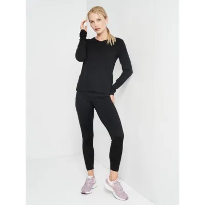 Жіночий лонгслів Joma ORGANIC Чорний L (901611.100) - 2 - Robinzon.ua