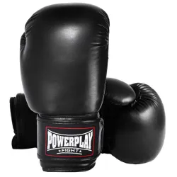Боксерські рукавиці PowerPlay 3004 Classic Чорні 10 унцій - Robinzon.ua