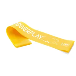 Гумка для фітнесу (стрічка-еспандер) PowerPlay 4113 Mini Power Band 0.4мм. Жовта (опір 1-3 кг) - Robinzon.ua