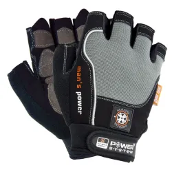 Перчатки для фитнеса и тяжелой атлетики Power System PS-2580 Man's Power Black/Grey XXL - Robinzon.ua