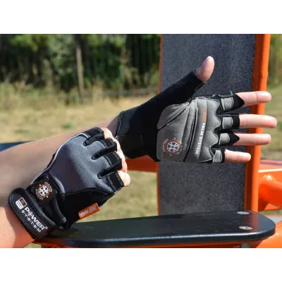 Перчатки для фитнеса и тяжелой атлетики Power System PS-2580 Man's Power Black/Grey XXL - 3 - Robinzon.ua