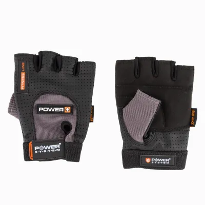 Перчатки для фитнеса и тяжелой атлетики Power System PS-2500 Power Plus Black/Grey XXL - 4 - Robinzon.ua