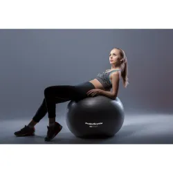 М'яч для фітнесу (фітбол) Power System PS-4013 &Oslash;75 cm PRO Gymball Black - Robinzon.ua