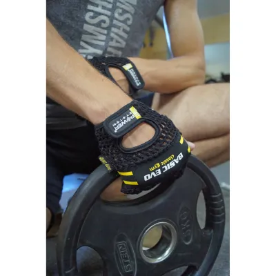 Рукавички для фітнесу і важкої атлетики Power System PS-2100 Basic EVO Black/Yellow Line XXL - 3 - Robinzon.ua