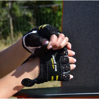 Рукавички для фітнесу і важкої атлетики Power System PS-2100 Basic EVO Black/Yellow Line XXL - 2 - Robinzon.ua