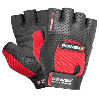 Перчатки для фитнеса и тяжелой атлетики Power System PS-2500 Power Plus Black/Red XXL - 1 - Robinzon.ua