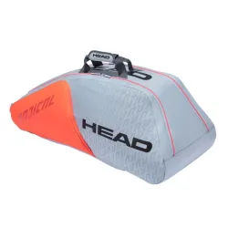 Тенісна сумка HEAD RADICAL 9R SUPERCOMBI GROR Сірий/Помаранчевий (283-511) - Robinzon.ua