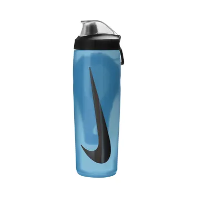 Пляшка Nike REFUEL BOTTLE LOCKING LID 24 OZ Блакитний 709 мл (N.100.7668.420.24) - Robinzon.ua