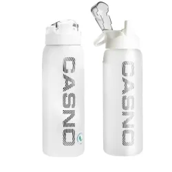 Бутылка для воды CASNO 1000 мл KXN-1247 Белая - Robinzon.ua