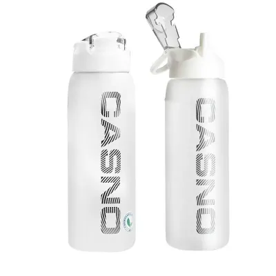 Бутылка для воды CASNO 1000 мл KXN-1247 Белая Бутылка для воды CASNO 1000 мл KXN-1247 Белая - Robinzon.ua