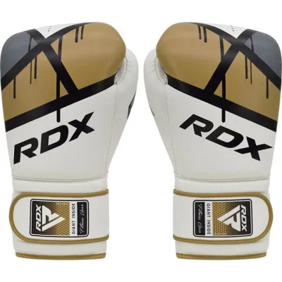 Боксерские перчатки RDX F7 Ego Golden 8 унций (капа в комплекте) - 1 - Robinzon.ua